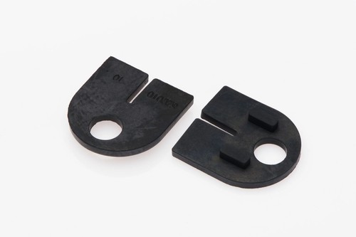 Glass balustrade clamp rubber - glass,