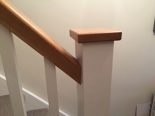 Staircase solid oak - solid, newel
