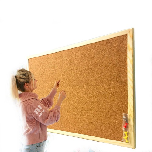 Natural cork pin - natural, board