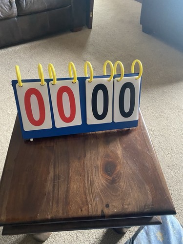 Flip scoreboard manual - scoreboard.,