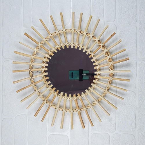 Nordic rattan sunburst - rattan, wall