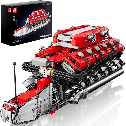 V12 engine building - building, v8