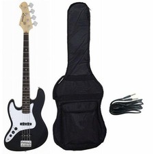 Legend LJB-Z L H BK Black Left Hand For Left-handed Jazz Bass with ase
