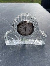 Galway crystal mantlepice clock