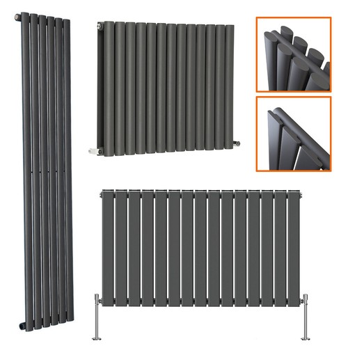 Anthracite designer radiator - anthracite,