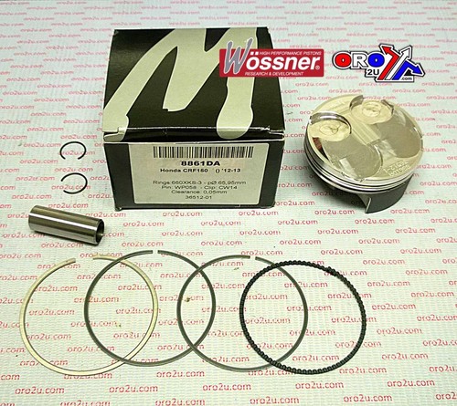Piston kit crf150r 66 00 - piston, 12-15
