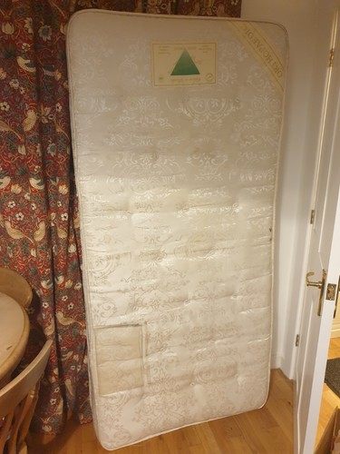 Single bed frame with mattress - single,