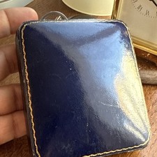 Antique J W Benson Silver Half Hunter Pocket Watch C1937 With Original Box 