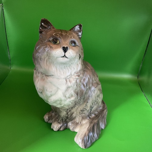 Large persian beswick cat grey - large,