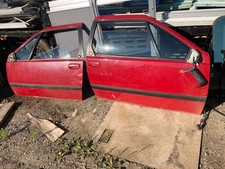 VOLVO 480 ES 2 DOOR COUPE 1989-1996 DOORS  RED PAIR  PASSENGER DRIVER 