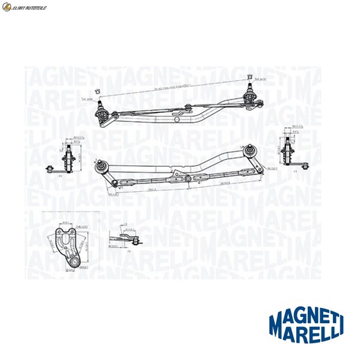 Wiper linkage 085570787010 for - 085570787010,