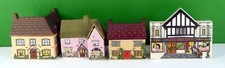 WADE WHIMSEY-ON-WHY ENGLISH VILLAGE 4 PIECES INC MERRYWEATHER FARM ,VICARAGE ETC