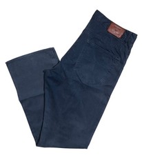 Gant Jason Regular Fit Chino Trousers Washed Navy Blue Lightweight Mens W36 L34 