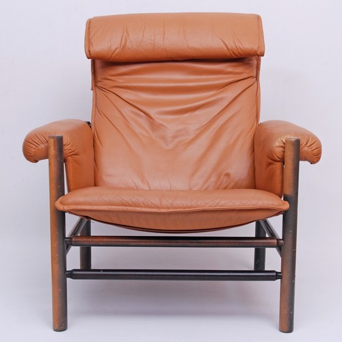 Vintage 1978 leather armchair - leather,