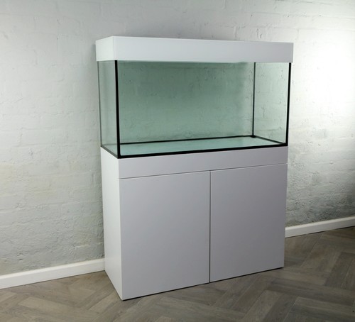 White aquarium set 100 40 - 100,