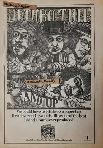 Jethro tull stand 1969 - jethro, up