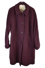 PAUL COSTELLOE Dressage Purple Overcoat size Uk 14 Womens Casual Outdoors