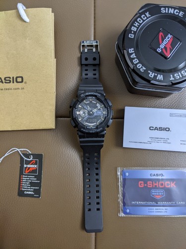 Casio shock 110gb black - g-shock, ga-110gb
