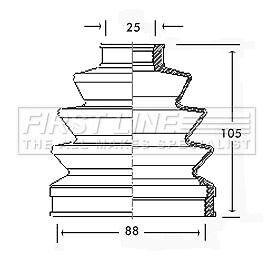Genuine first line front outer - genuine,