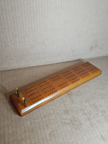 Vintage cribbage board - vintage,