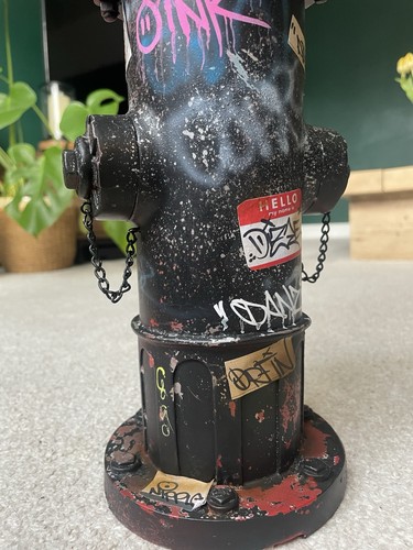 Model fire hydrant graffiti - hydrant,
