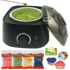 Waxing Kit Wax Heater Warmer Pot Machine Depilatory Wax Beans Body Hair Removal