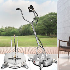 VEVOR 16-24" Whirlaway Surface Cleaner Rotary Patio 4000PSI Stainless Steel w/QC