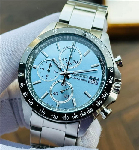 Seiko spirit chronograph blue - seiko,