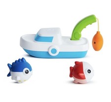 Munchkin Magnetic Fishing Bath Game 2 In 1 Fishing Sailing Baby Gift
