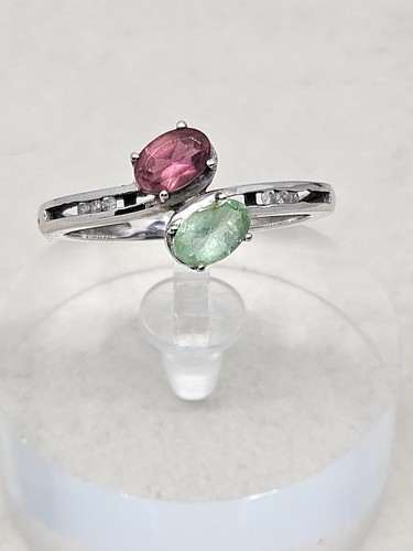 9kt white gold paraiba - white,