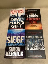 4 X Simon Kernick Paperback Books - (Bundle, Job Lot)  #G233