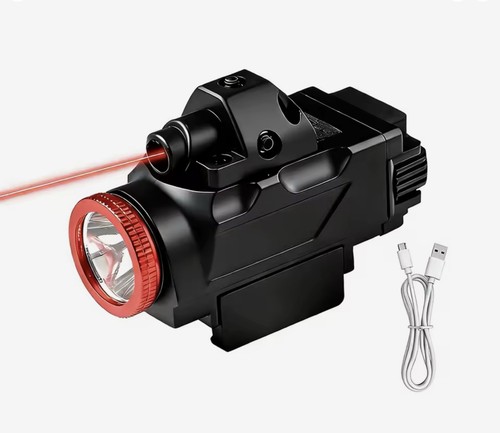 Airsoft metal torch red - +,