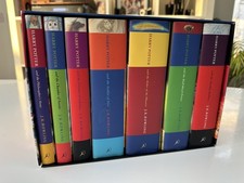 Harry Potter Complete Hardcover Box Set Bloomsbury J K Rowling RARE ARCHER LOGO