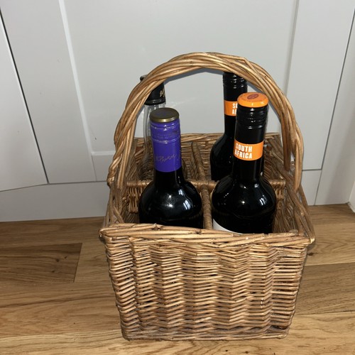 Vintage wine bottle - wine, wicker