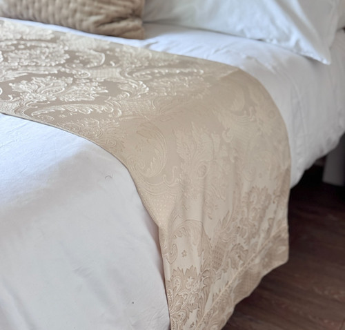 Luxury pale gold jacquard - luxury,