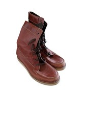 VINTAGE FENDI LACE UP BROWN