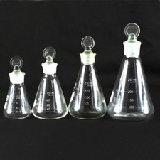50/100/150/250ML Glass Erlenmeyer Flask Conical Bottle Lab Chemistry Glassware