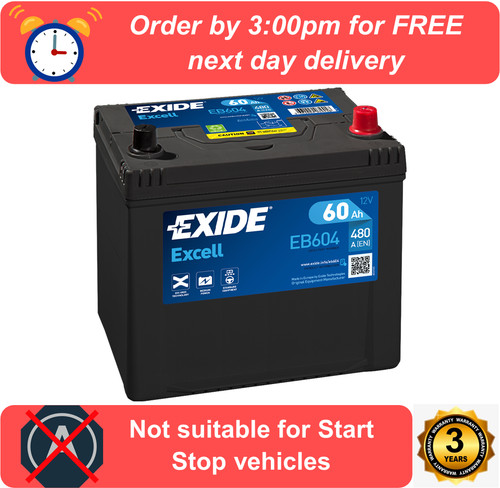 Eb604 exide excell car - exide,