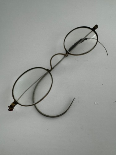 Antique round eyeglasses wire - antique,