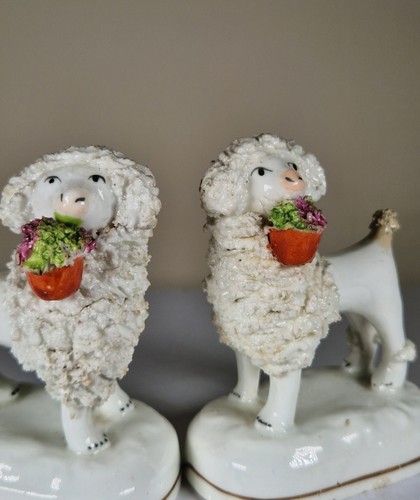 Antique pair staffordshire - antique,