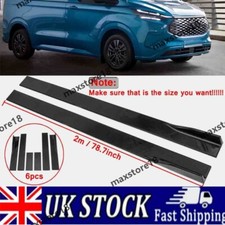 78.7'' Gloss Side Skirts Extension Splitter Lip For Ford Kuga SUV 2008-2024 UK