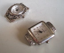 WOMEN'S SET OF 2 SILVER FINISH