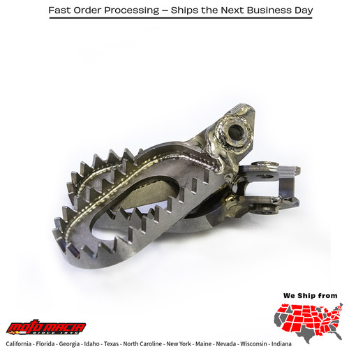 Factory footpegs titanium - factory,