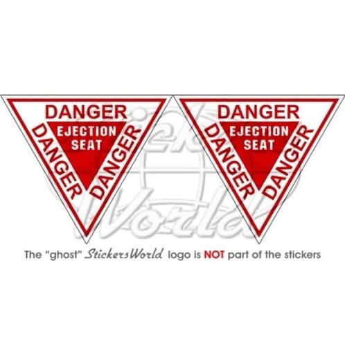 Danger ejection seat aircraft - ejection,