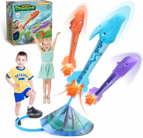Dinosaur rocket launcher toy - dinosaur,