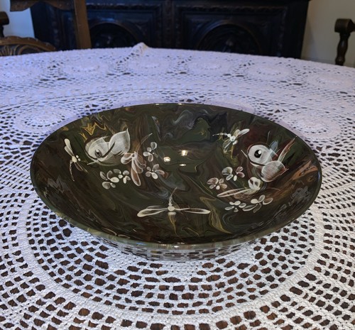 Studio pottery lustre dish - studio,
