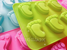 Baby Feet Footprints Silicone