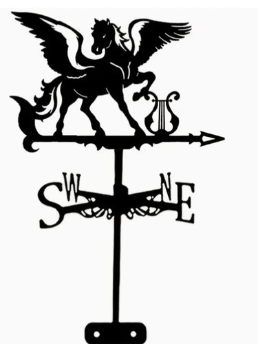 New metal pegasus - metal, weathervane
