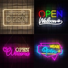 LED Shop Open Neon Sign Light