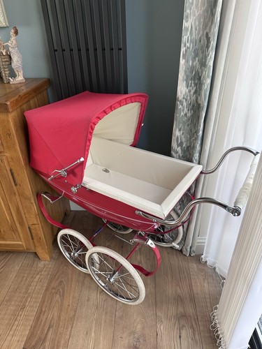 Vintage silver cross pram - vintage,